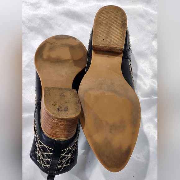 JEFFREY CAMPBELL | Taggart Ankle Bootie | Black and Tan | Womens 7.5 - Picture 12 of 12